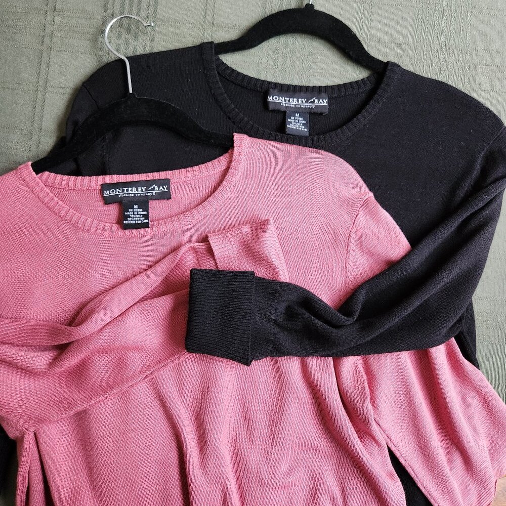 Two silk tops